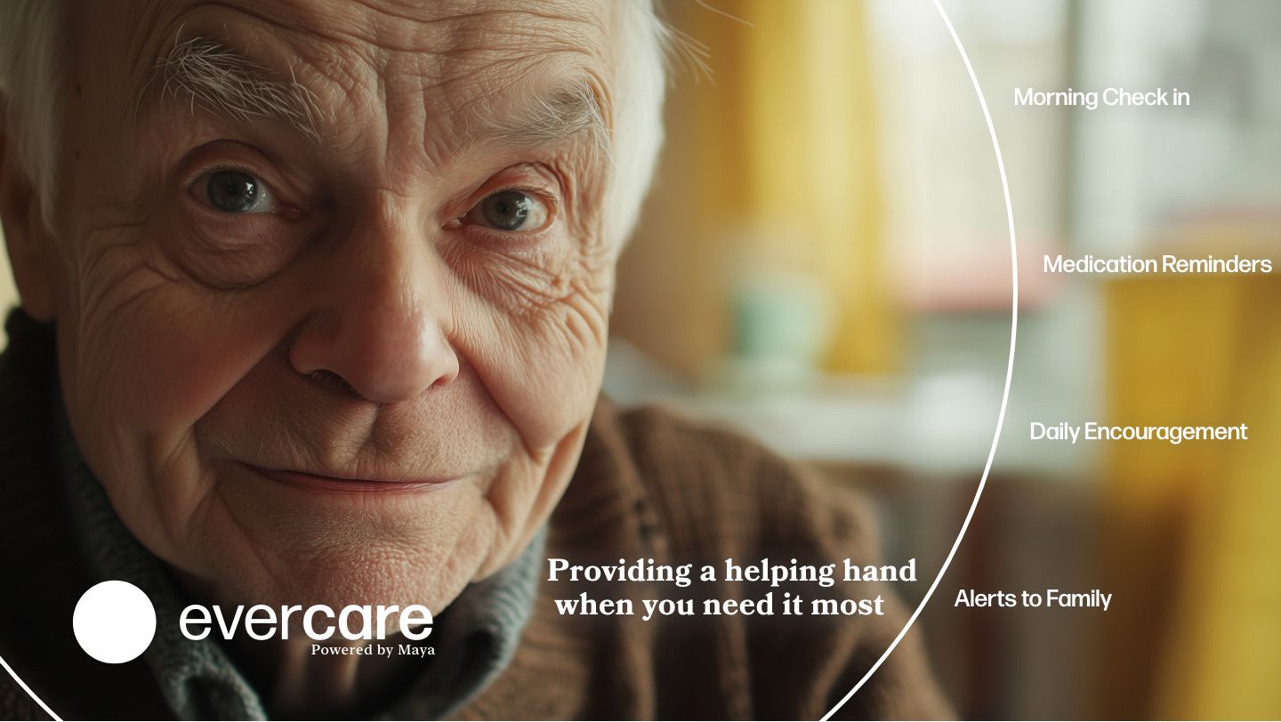Peace of Mind with Daily Check-Ins for elderly